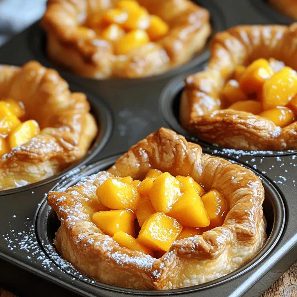 Peach Pie Cruffins Simple and Delicious Recipe