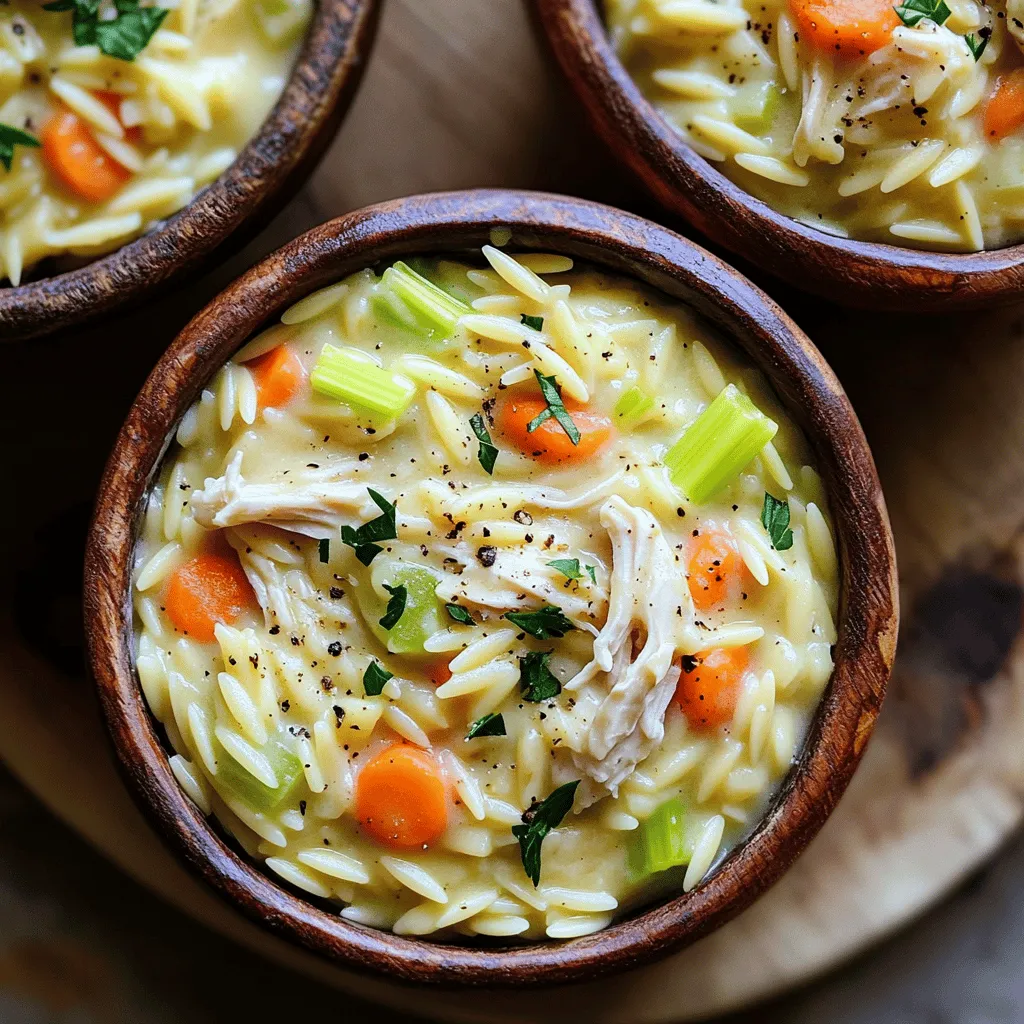 Creamy Chicken Pot Pie Orzo Flavorful Comfort Dish