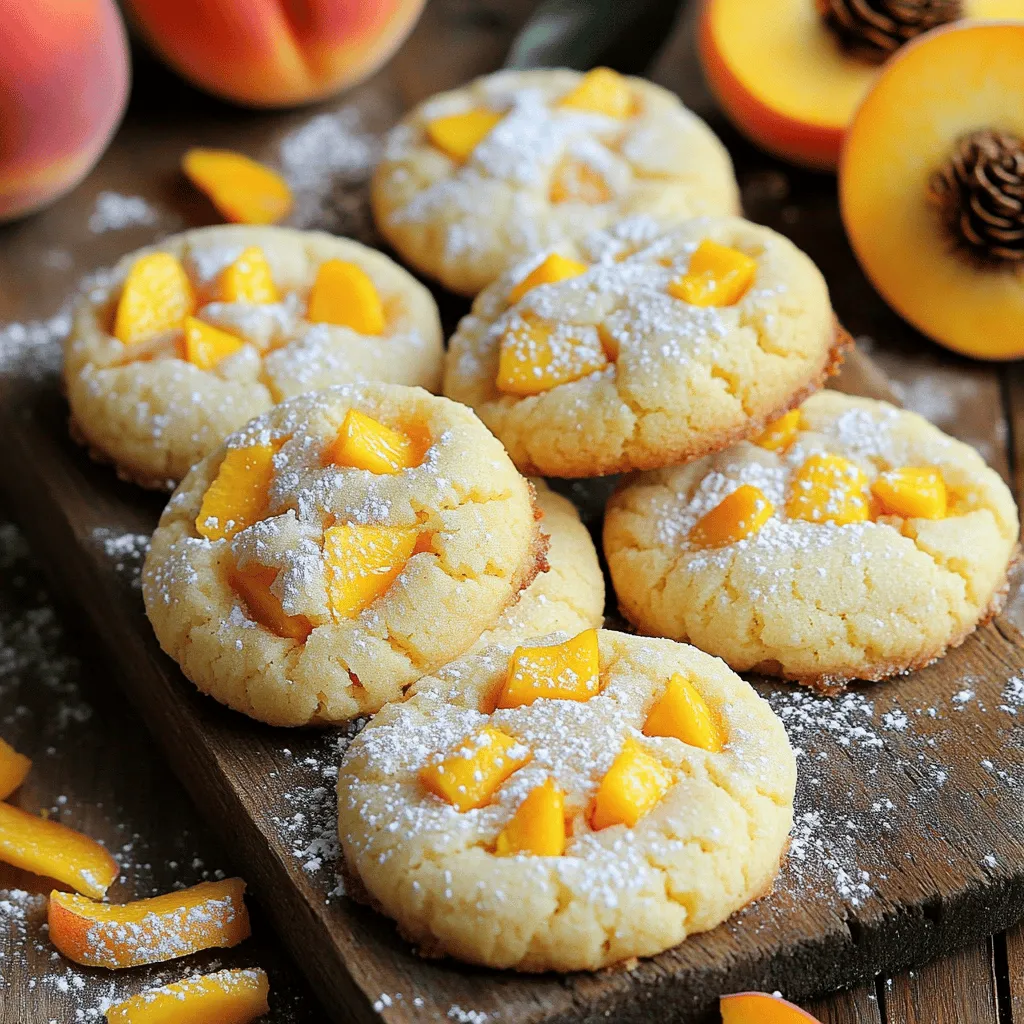 Orange Ricotta Peach Cookies Delightful Sweet Treat