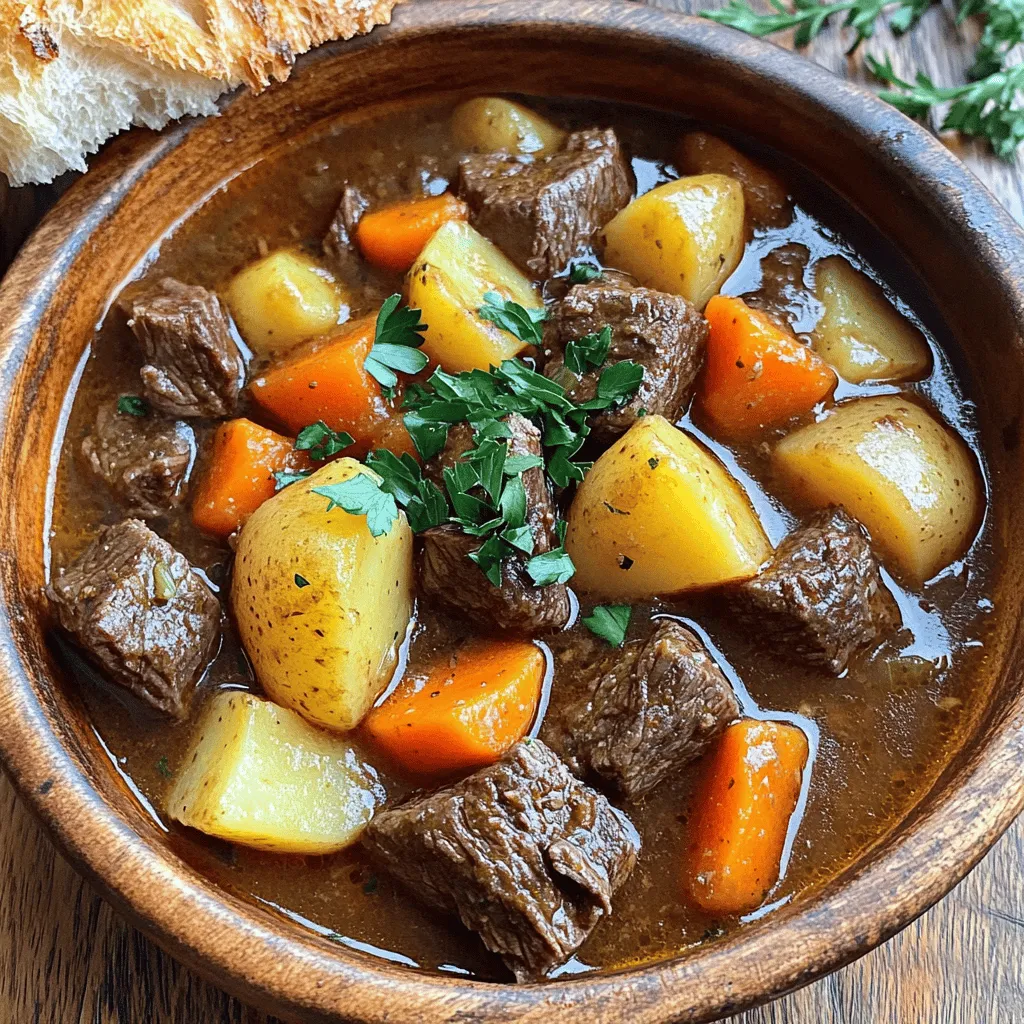 Classic Hearty Beef Stew Flavorful and Warm Meal