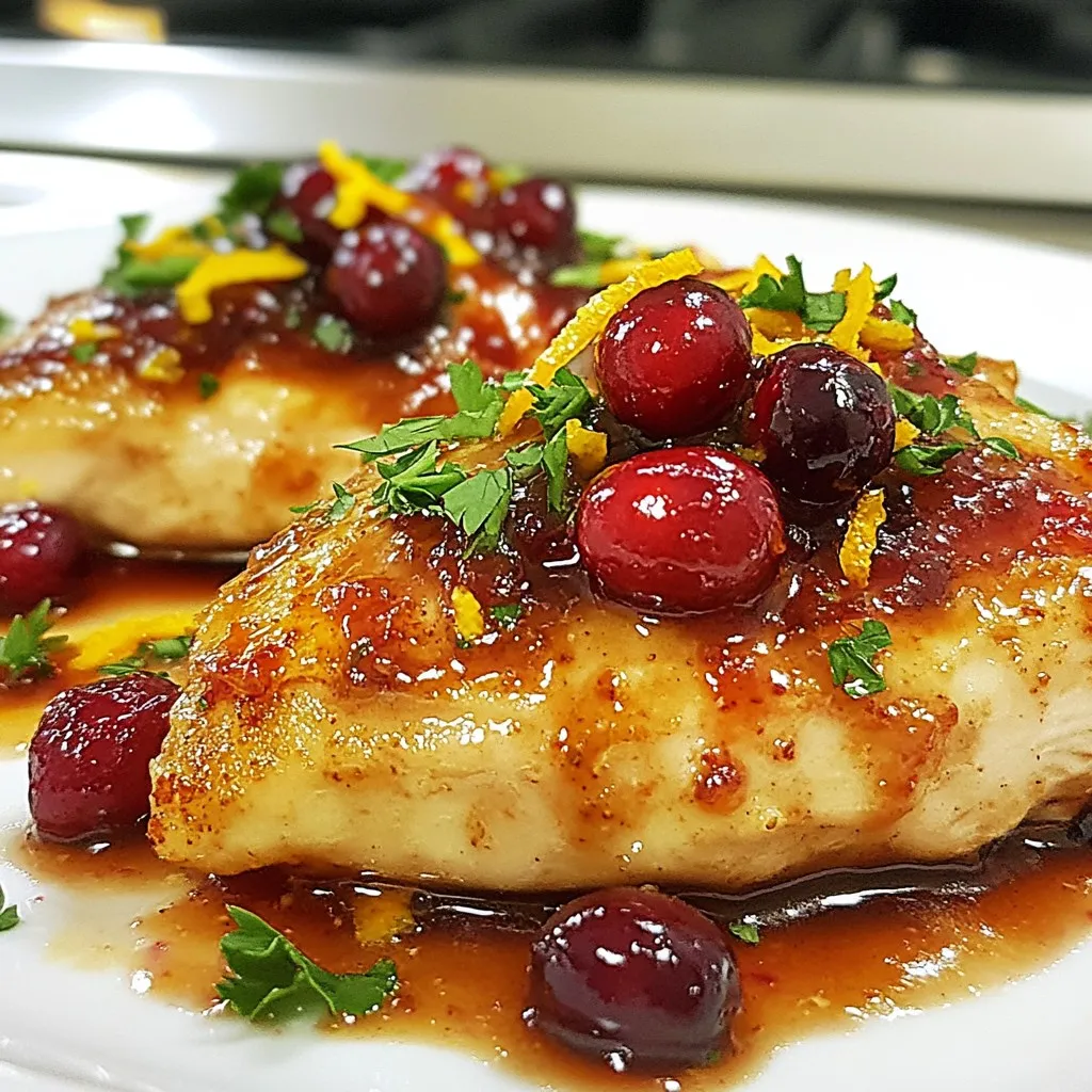 Cranberry Orange Chicken Flavorful Dinner Delight