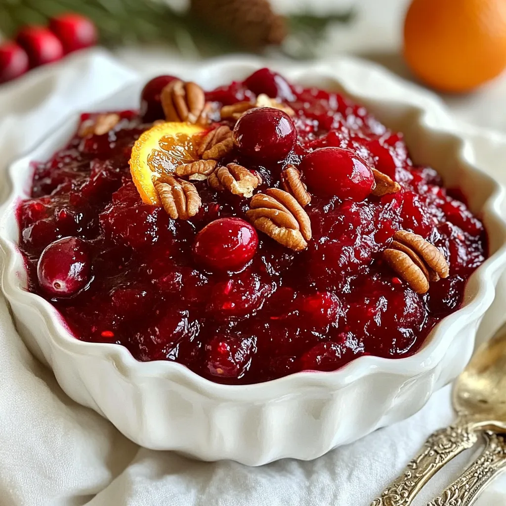 Slow Cooker Spiced Cranberry Sauce Flavorful Delight