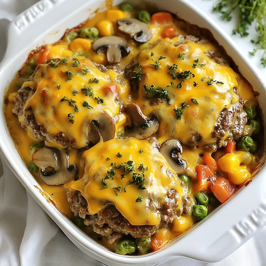 Amish Hamburger Steak Bake Hearty and Simple Meal