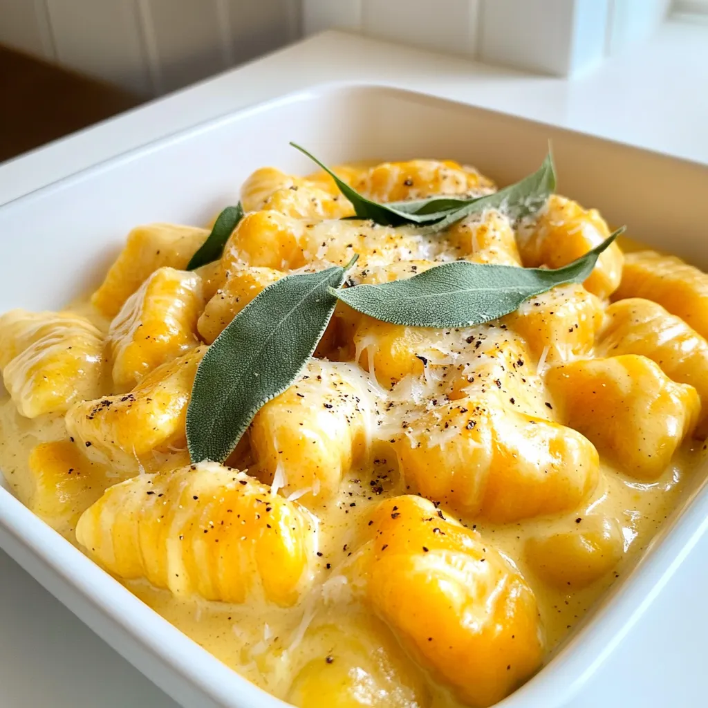 Pumpkin Alfredo Gnocchi Creamy and Flavorful Dish