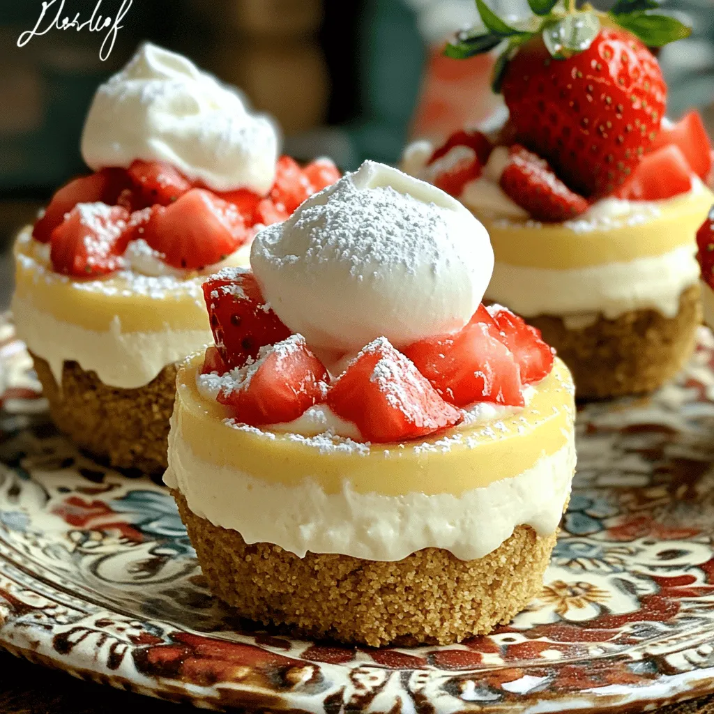No-Bake Strawberry Cheesecake Cups Delightful Treats
