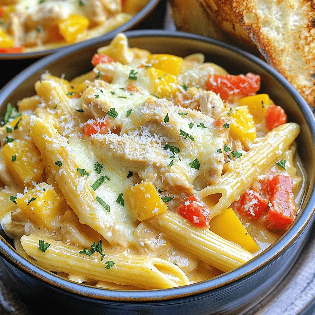Cheesy Chicken Pasta Simple and Flavorful Delight