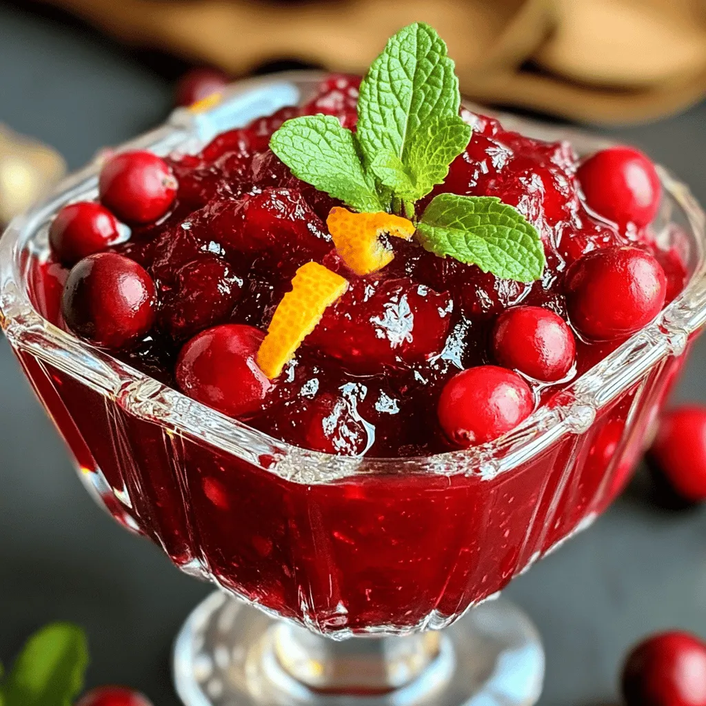 Homemade Cranberry Sauce Fresh and Flavorful Recipe