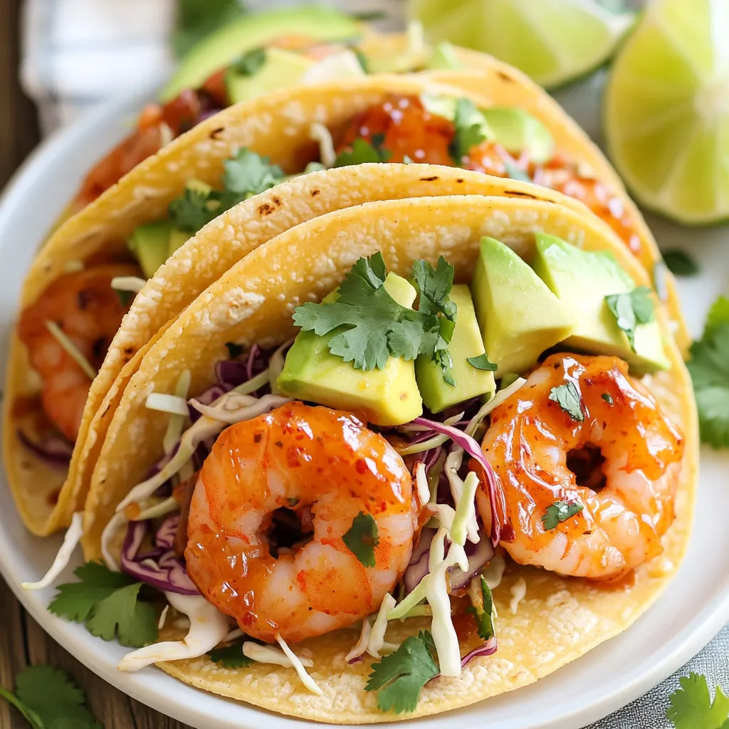 Air Fryer Sweet Chili Shrimp Tacos Tasty and Simple
