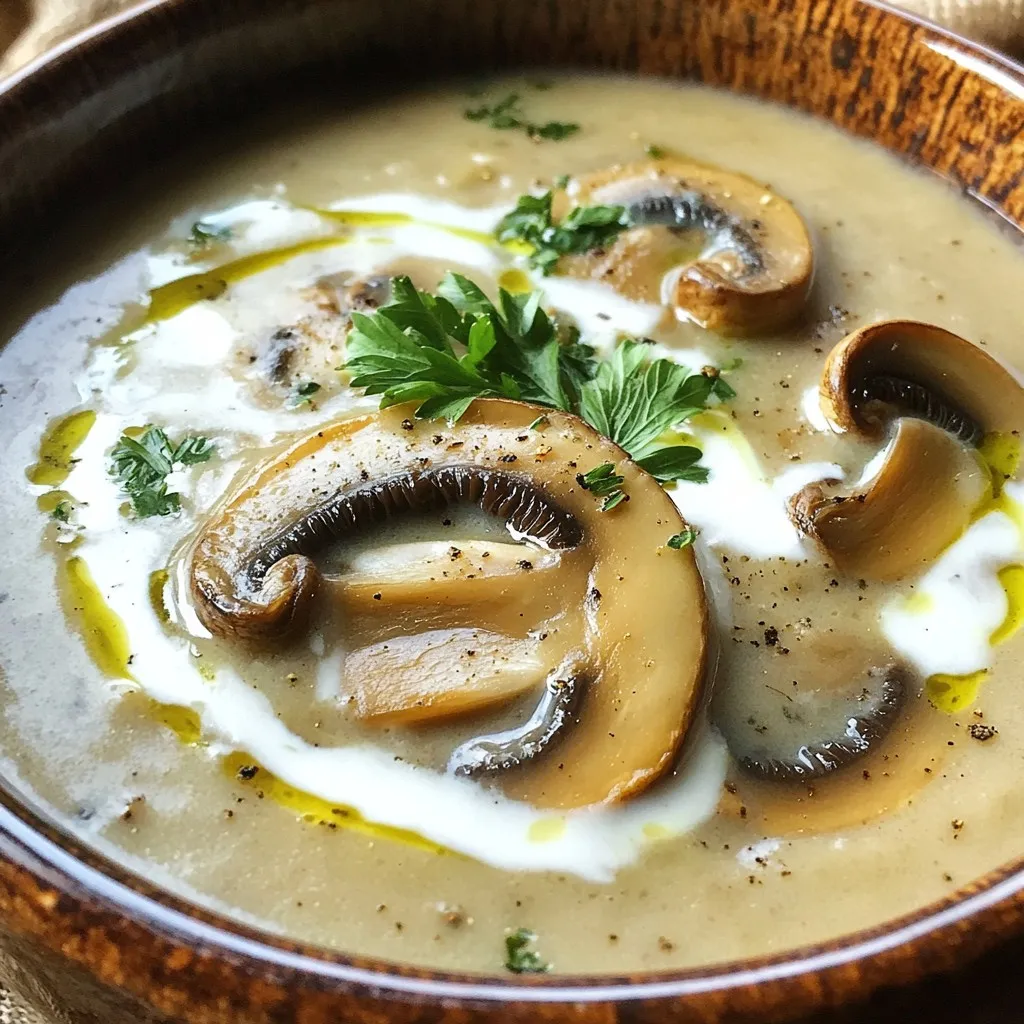 Ultimate Creamy Mushroom Soup Rich and Savory Flavor
