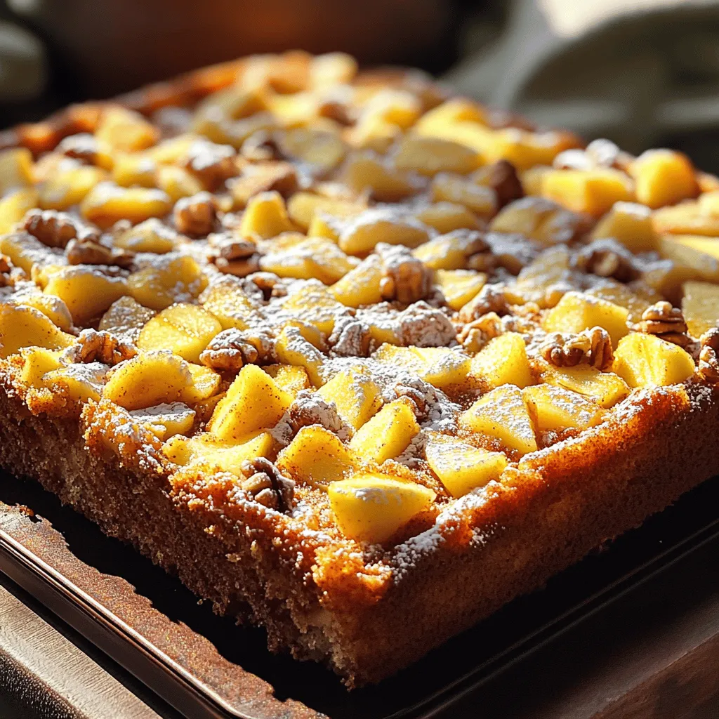 Apple Cinnamon Sheet Cake Irresistible Dessert Recipe