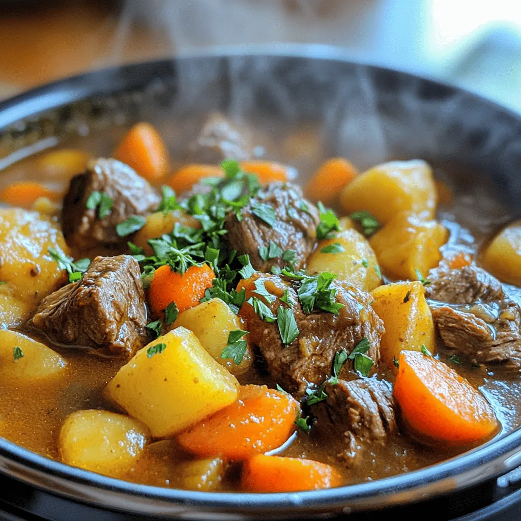 Savory Instant Pot Beef Stew Easy and Flavorful Recipe