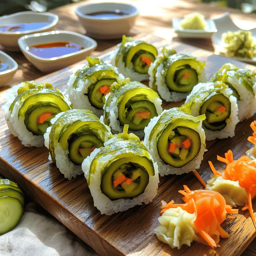 Pickle Sushi Rolls Flavorful and Fun Recipe Guide