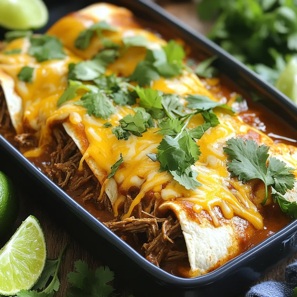 Slow Cooker Chipotle Beef Enchiladas Flavorful Feast