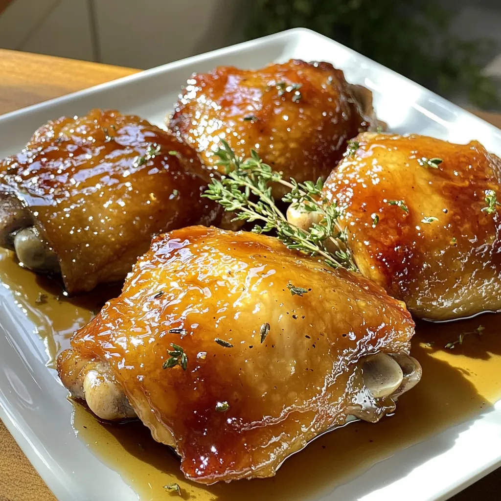 Slow Cooker Maple Dijon Chicken Thighs Simple Recipe