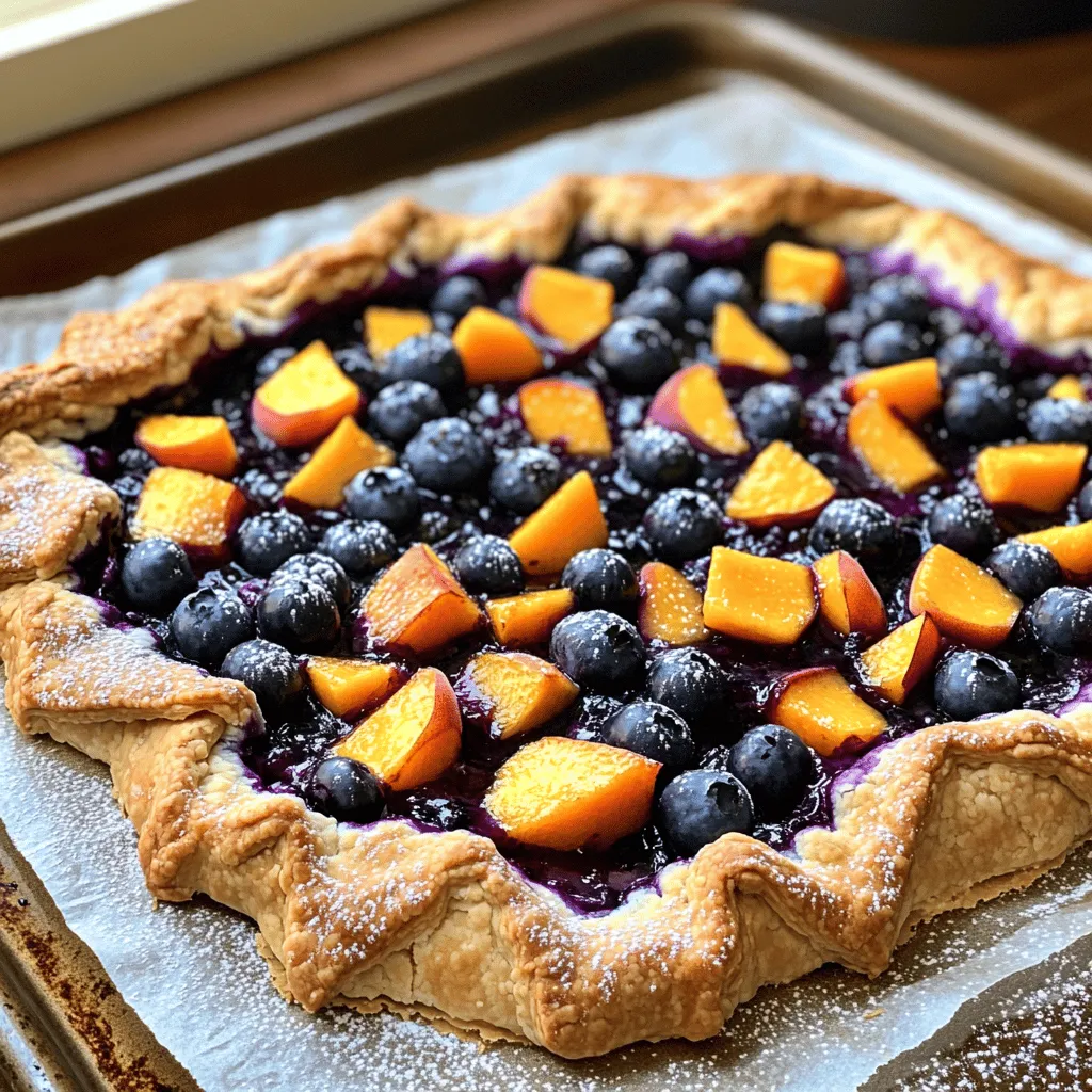 Blueberry Peach Crostata Tasty and Simple Delight