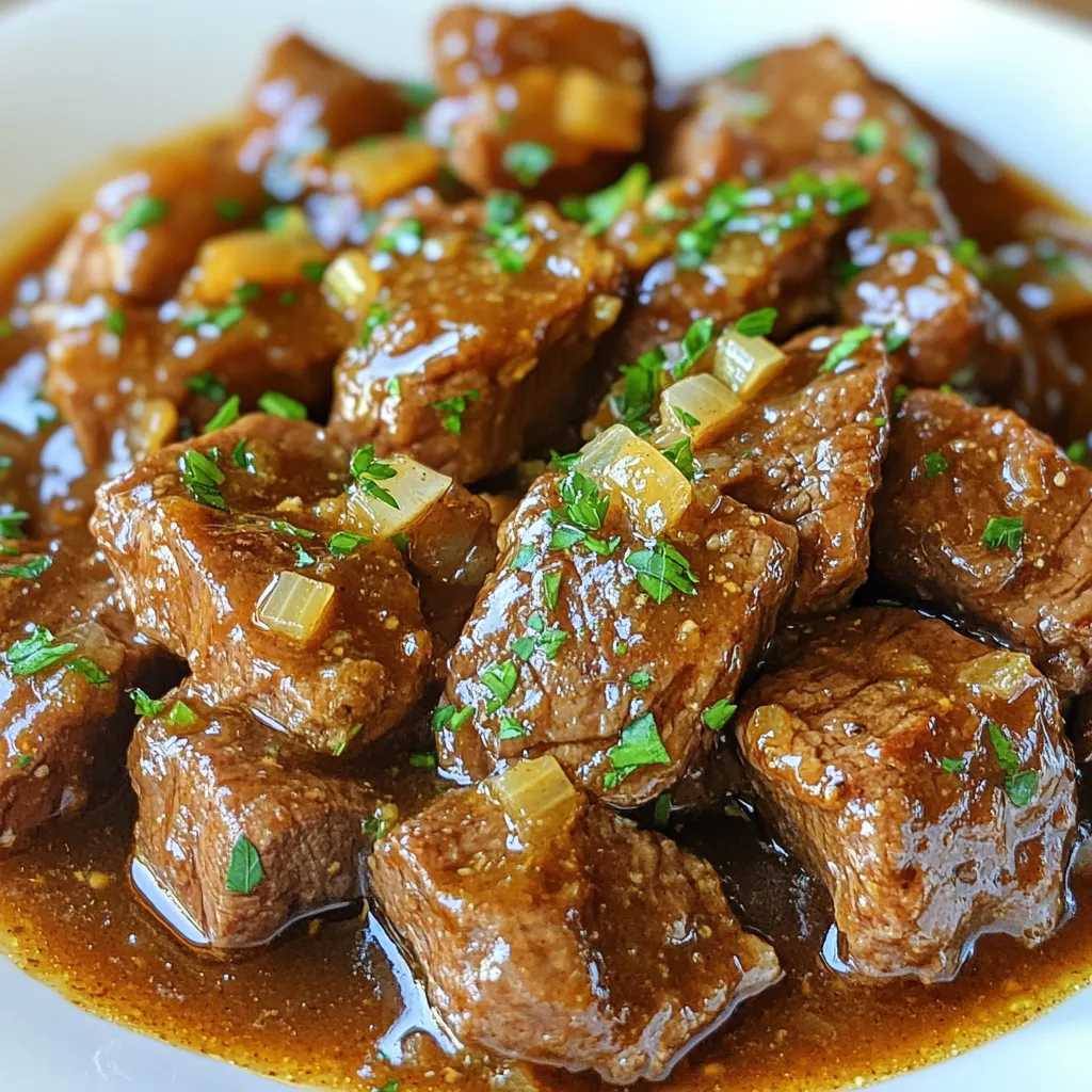 Easy Sirloin Tips in Gravy Savory and Quick Meal