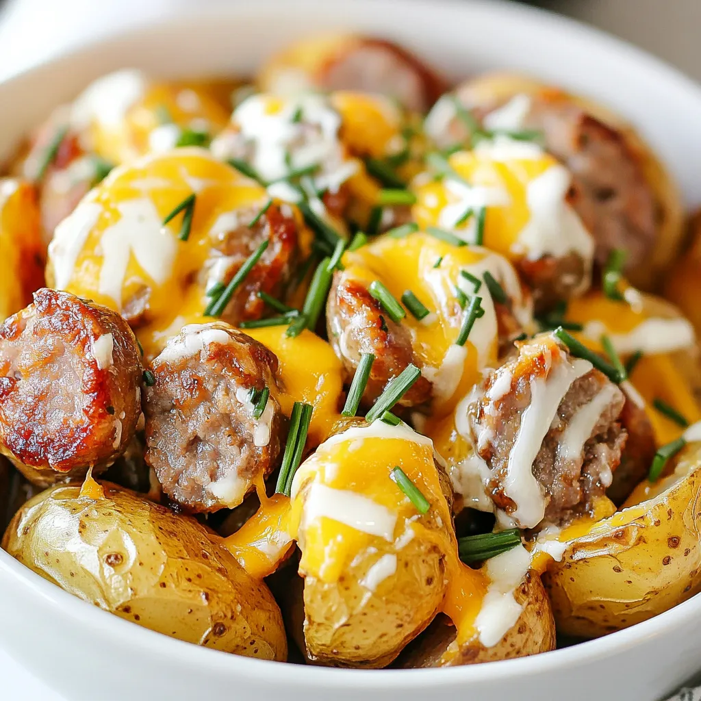 Cheesy Ranch Sausage Potatoes Easy Comfort Recipe