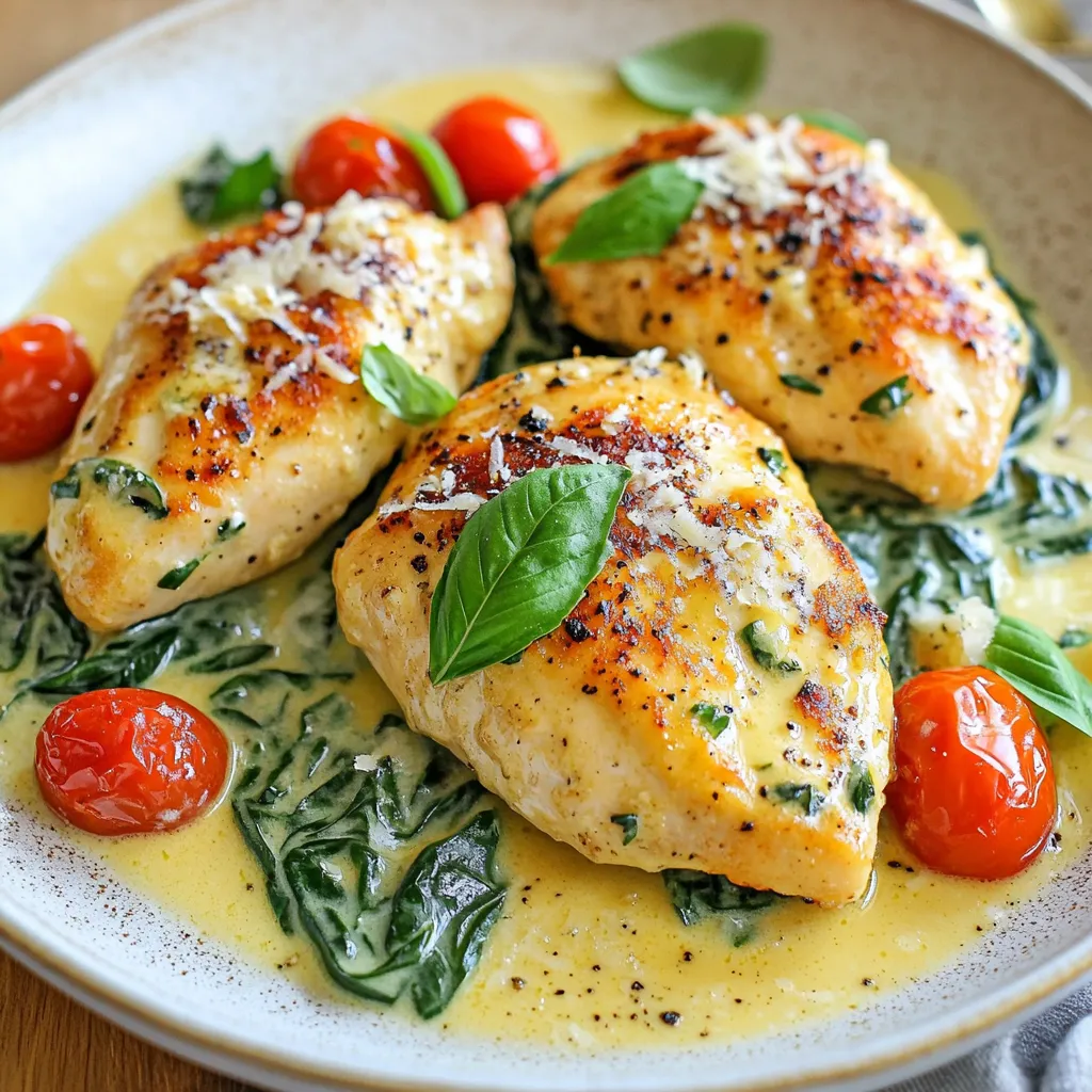 Creamy Garlic Tuscan Chicken Flavorful Dinner Idea