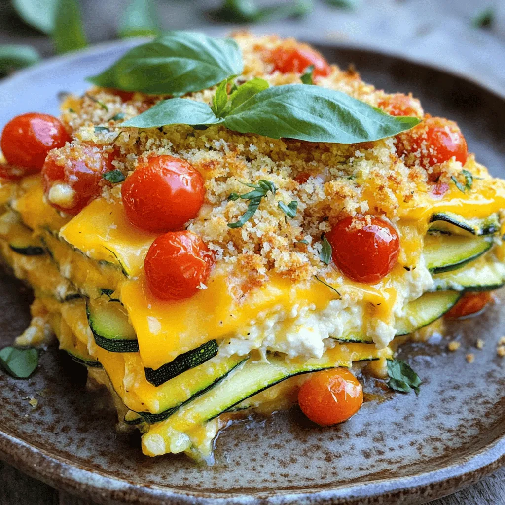 Cheesy Zucchini Casserole Rich and Flavorful Delight