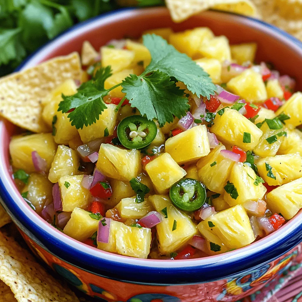Fresh Pineapple Salsa Zesty Flavorful Summer Treat