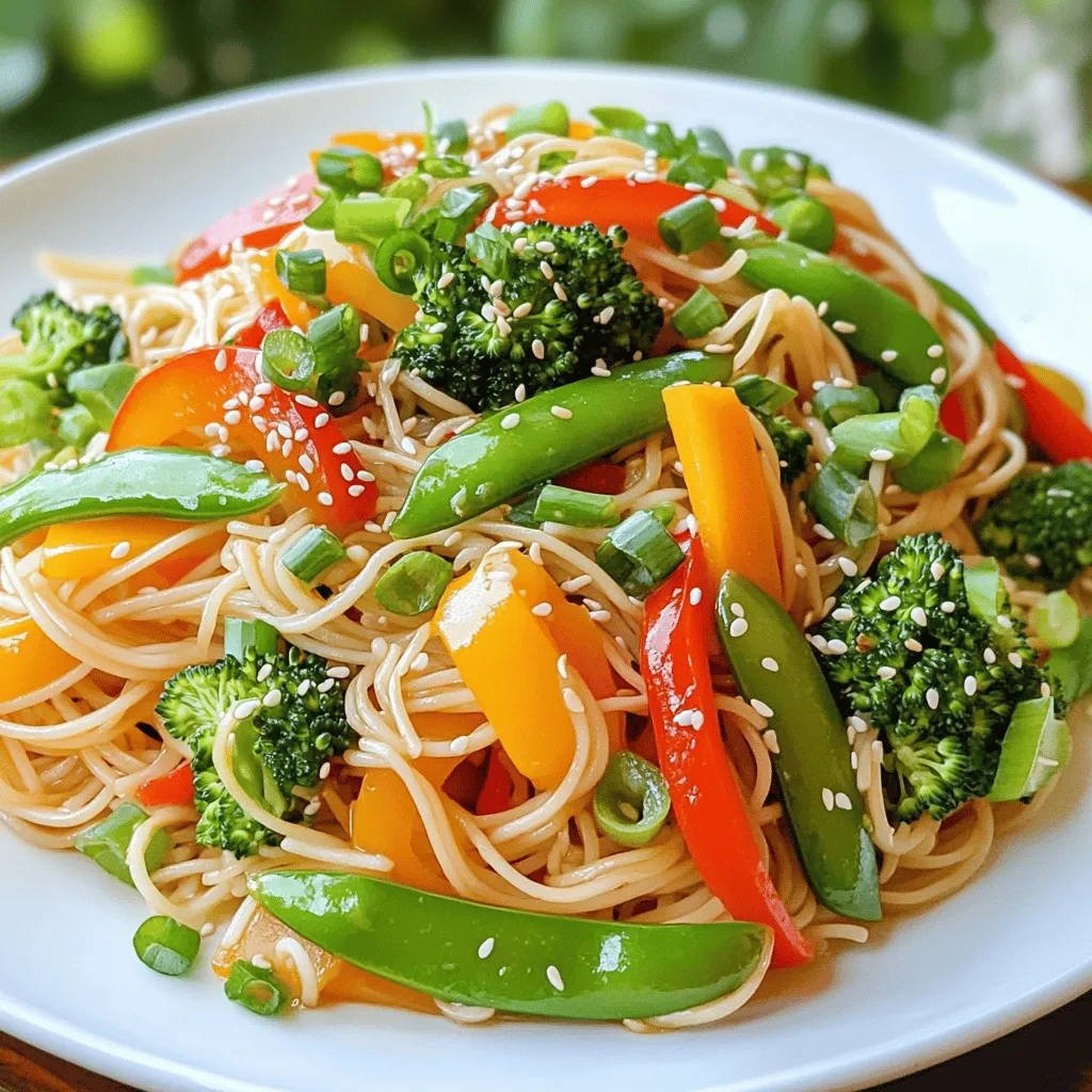 Minute Veggie Lo Mein Quick and Tasty Recipe