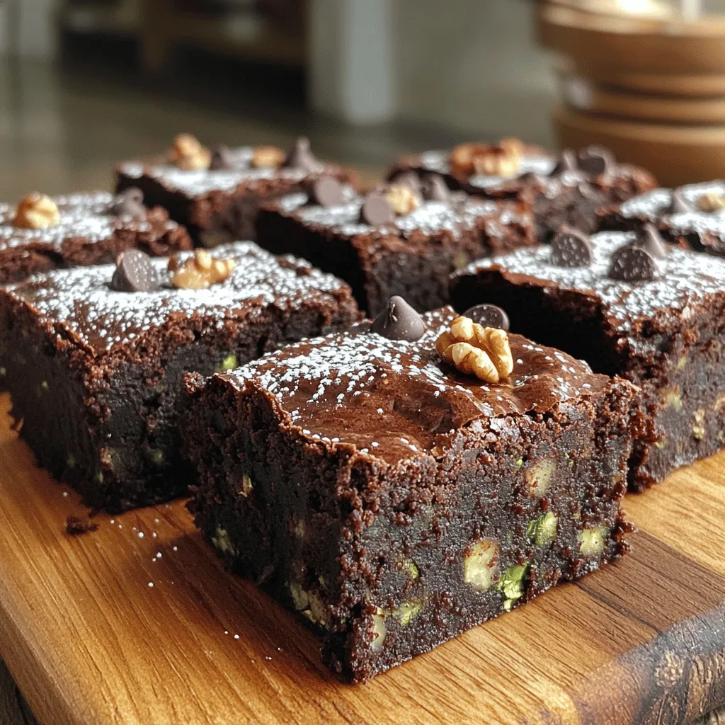 Fudgy Zucchini Brownies Irresistible and Easy Recipe