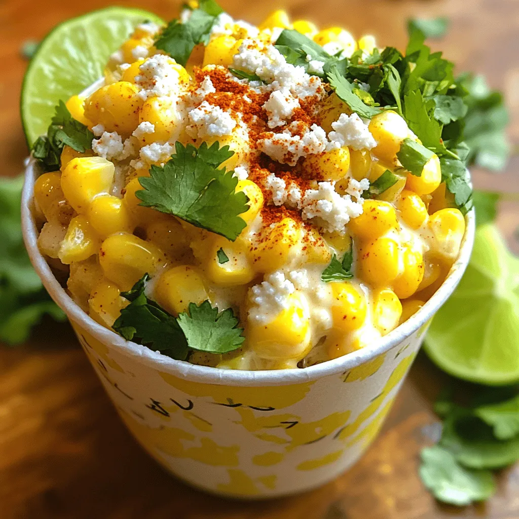 Mexican Street Corn in a Cup Flavorful and Easy Recipe