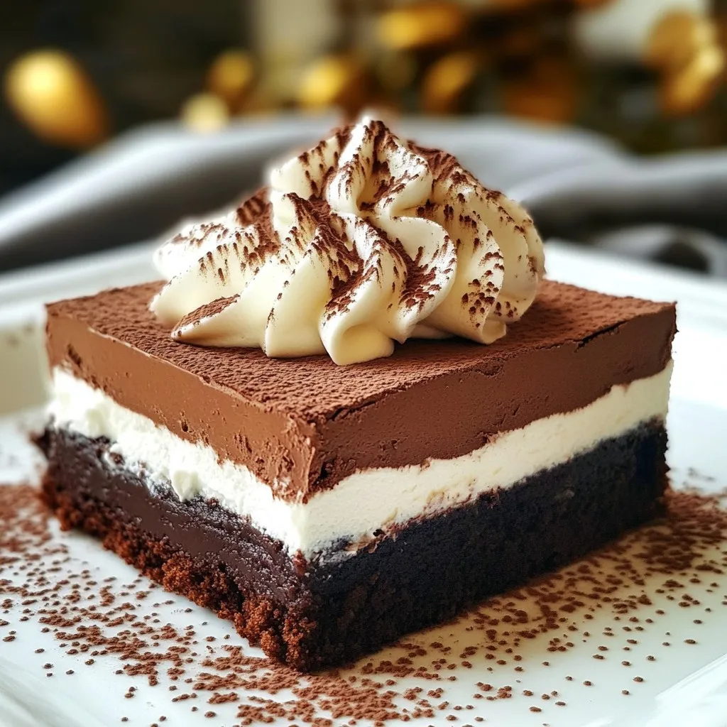 Chocolate Mousse Brownies Rich and Decadent Delight