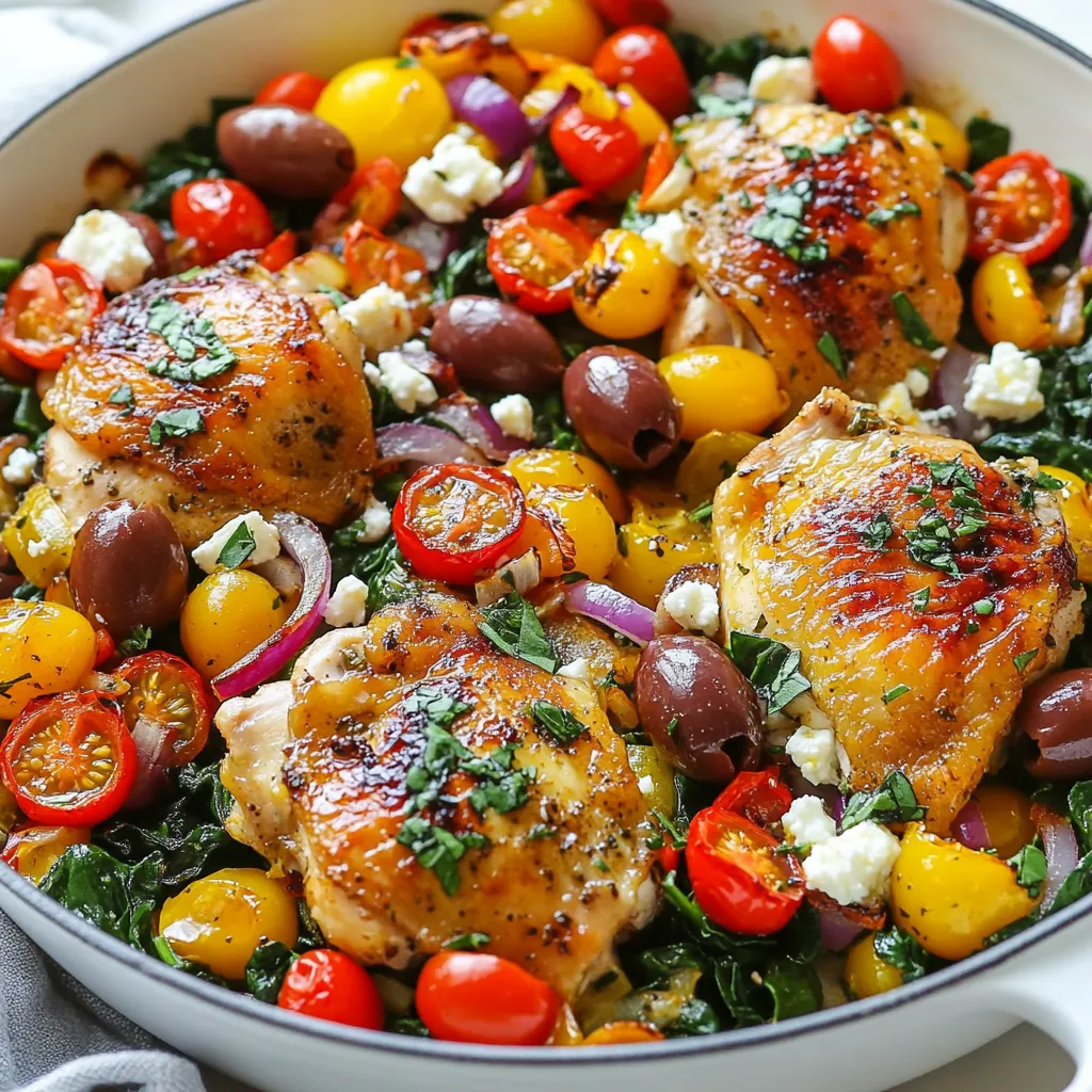 Mediterranean Chicken Skillet Flavorful and Easy Meal