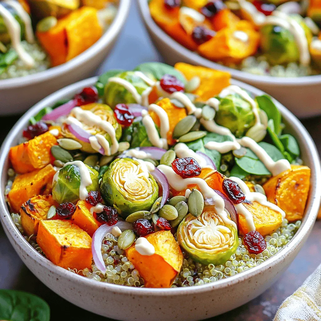 Roasted Fall Veggie Grain Bowls Healthy and Nourishing