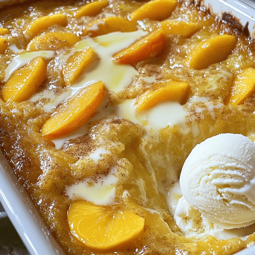 Tennessee Peach Pudding Delightfully Creamy Treat