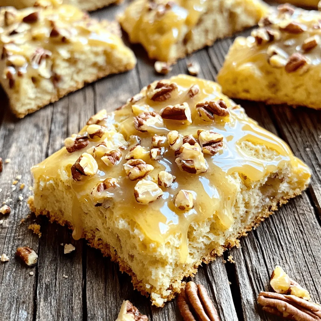 Maple Glazed Pecan Scones Delightful Breakfast Treat