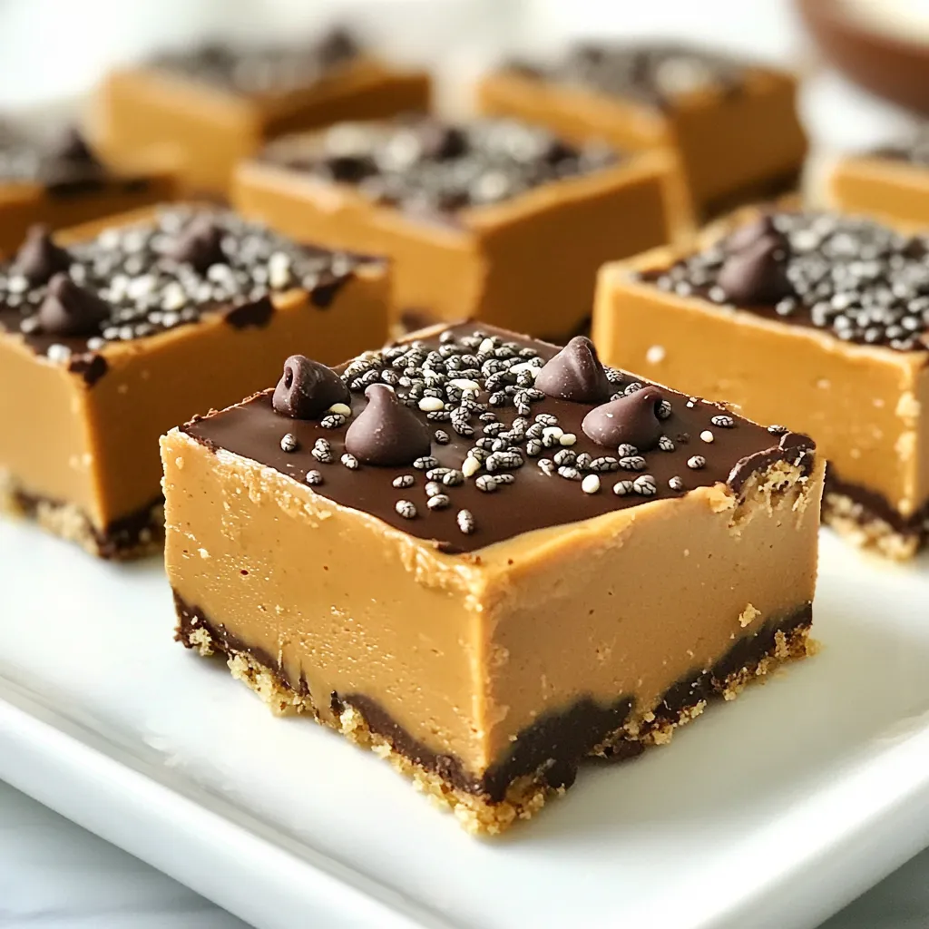 No Bake Peanut Butter Bars Easy and Delicious Treat