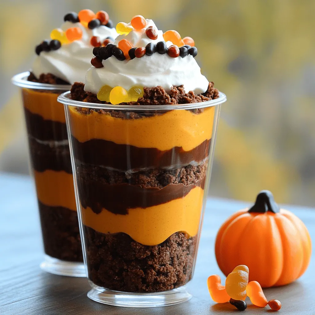 Pumpkin Patch Dirt Cups Delightful Dessert Recipe