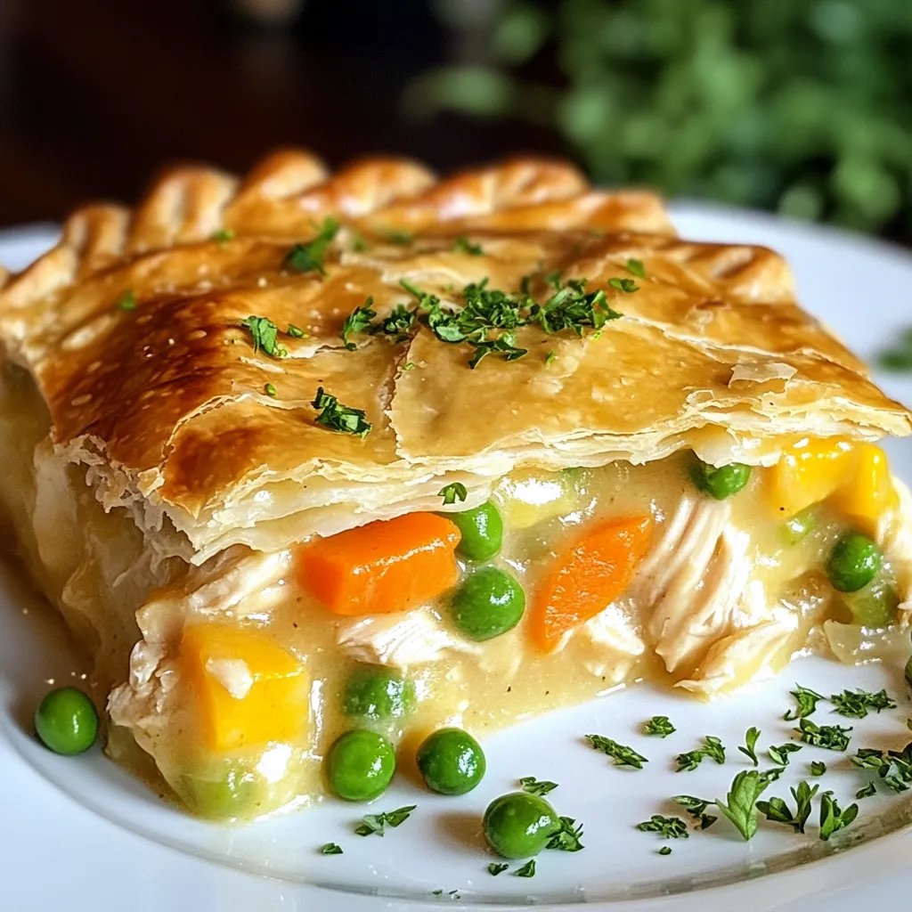 Savory Chicken Pot Pie Comforting and Delicious Dish