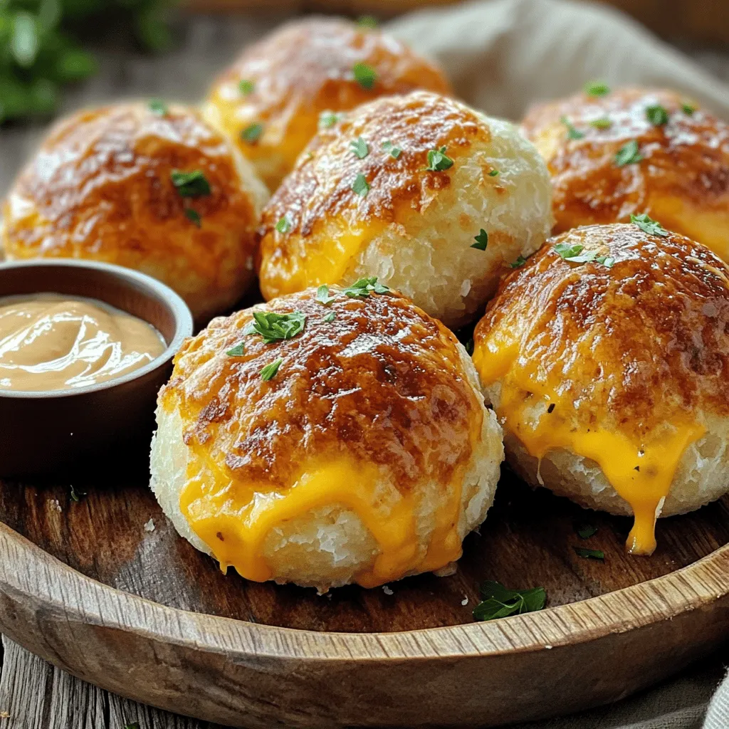Garlic Parmesan Cheeseburger Bombs Tasty and Simple Treat
