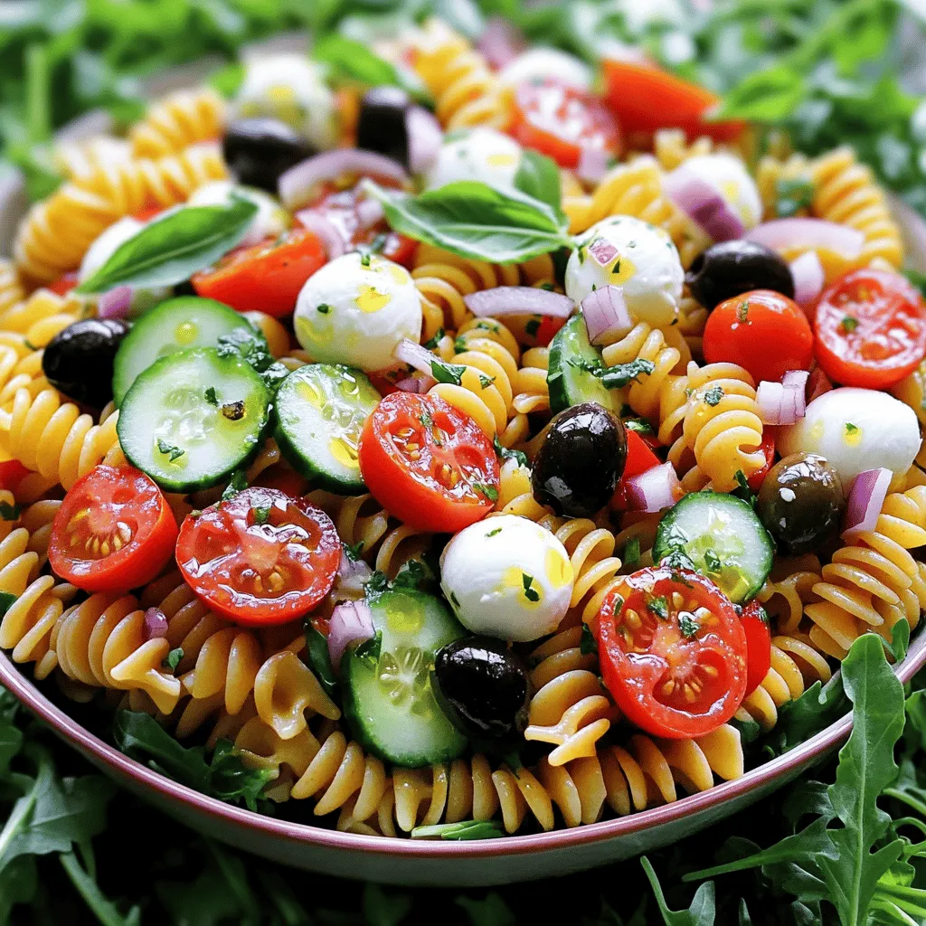 Italian Pasta Salad Tasty and Refreshing Dish