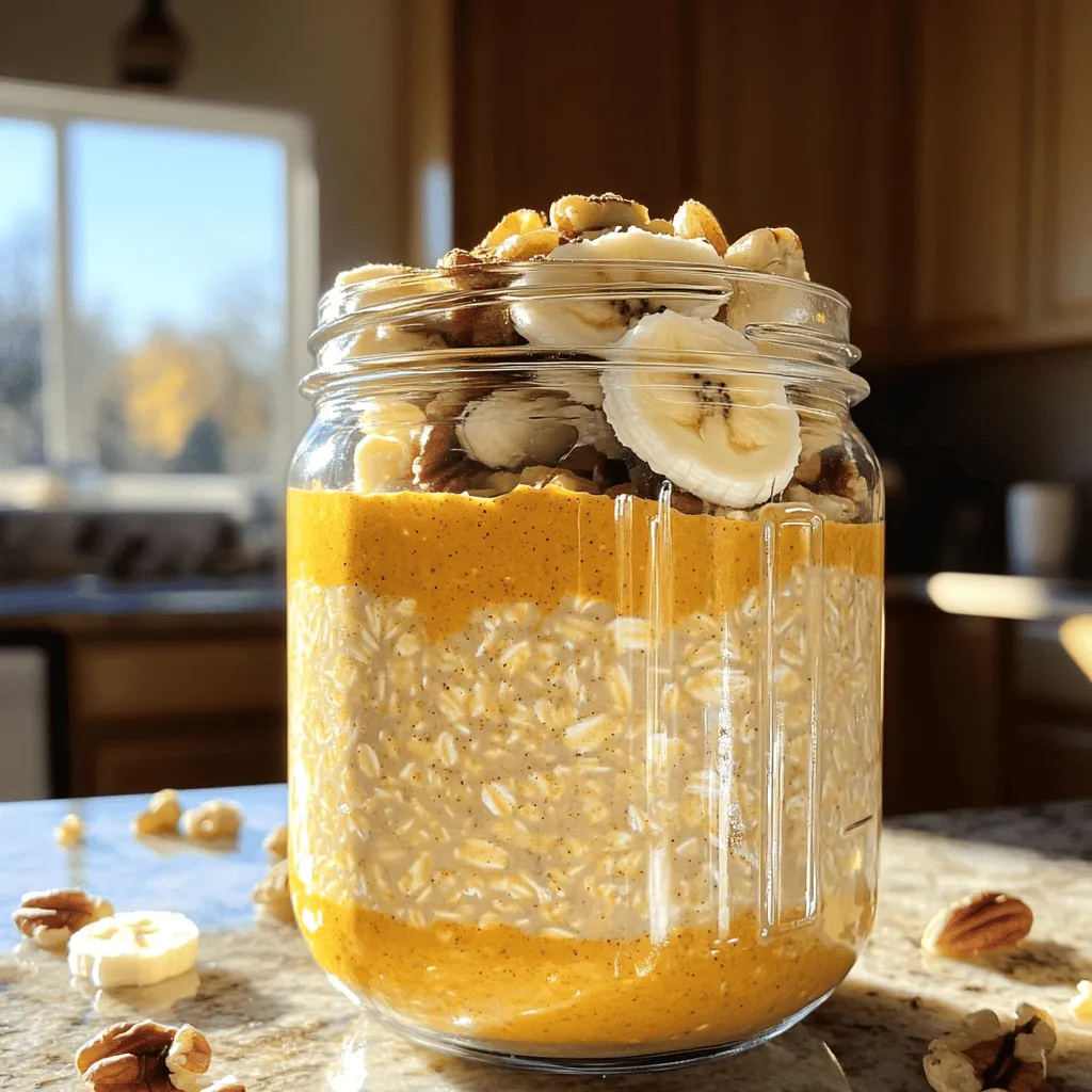 Pumpkin Spice Overnight Oats with Chia Power Boost