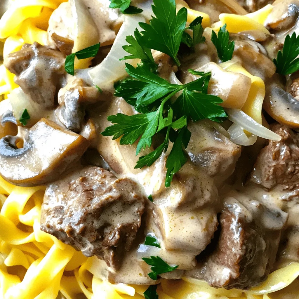 Slow Cooker Beef Stroganoff Simple Comfort Meal