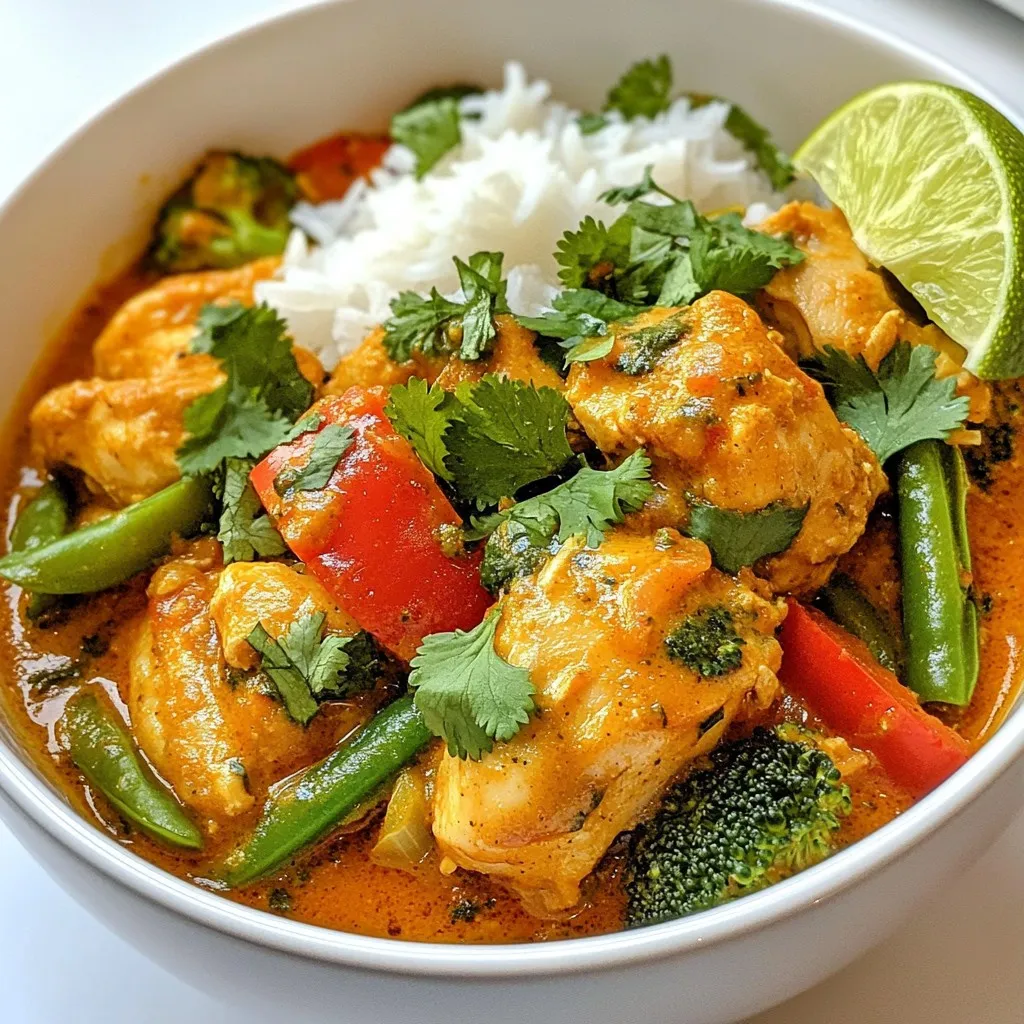 Min Coconut Chicken Curry Flavorful and Easy Recipe