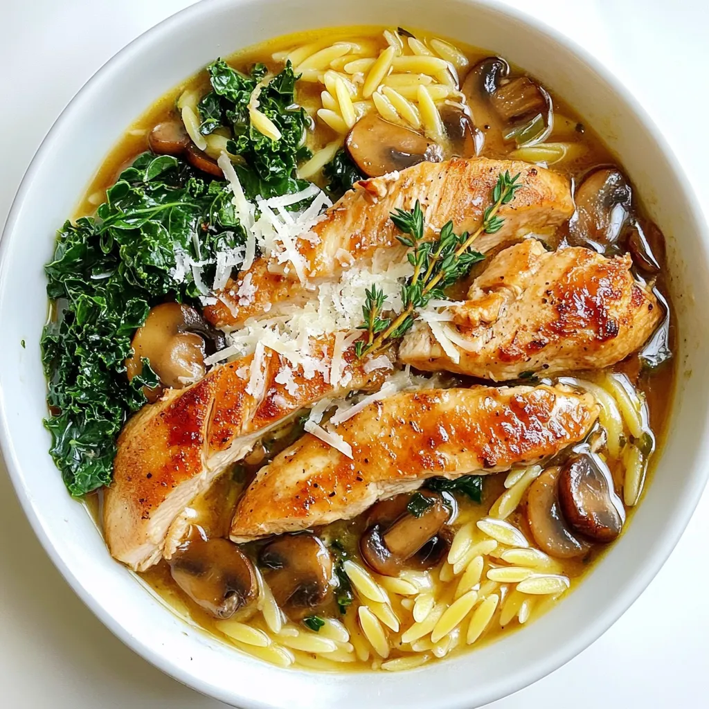 Marsala Chicken Orzo Flavorful One-Pot Meal Recipe