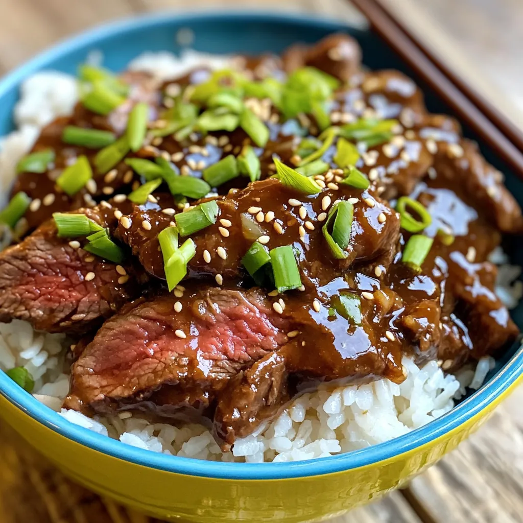 Mongolian Beef Bowls Quick and Easy Weeknight Meal