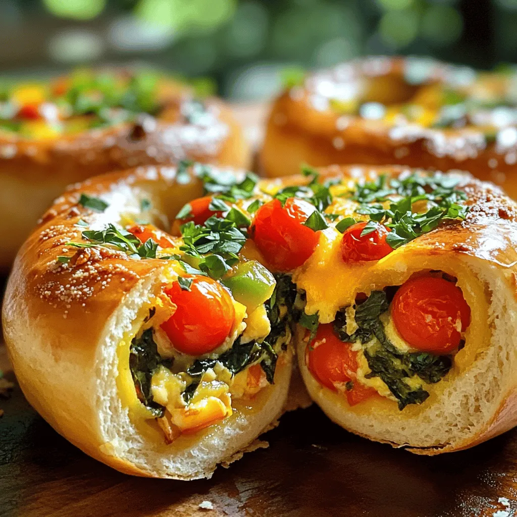 Delicious Quiche Stuffed Bagels Easy and Tasty Recipe