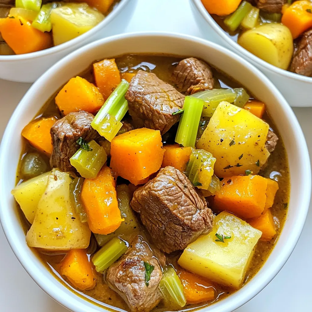 Slow Cooker Harvest Beef Stew Hearty and Flavorful Dish