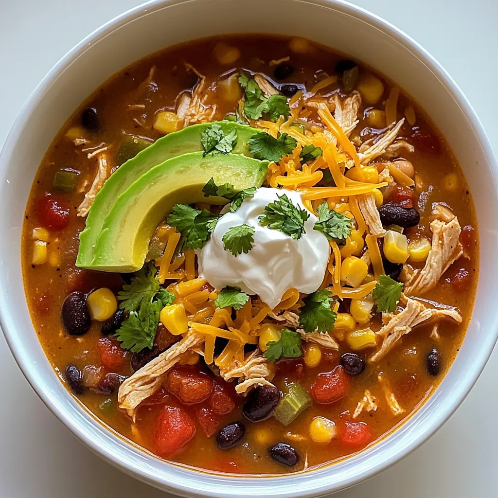 Easy Chicken Taco Soup Simple and Flavorful Recipe