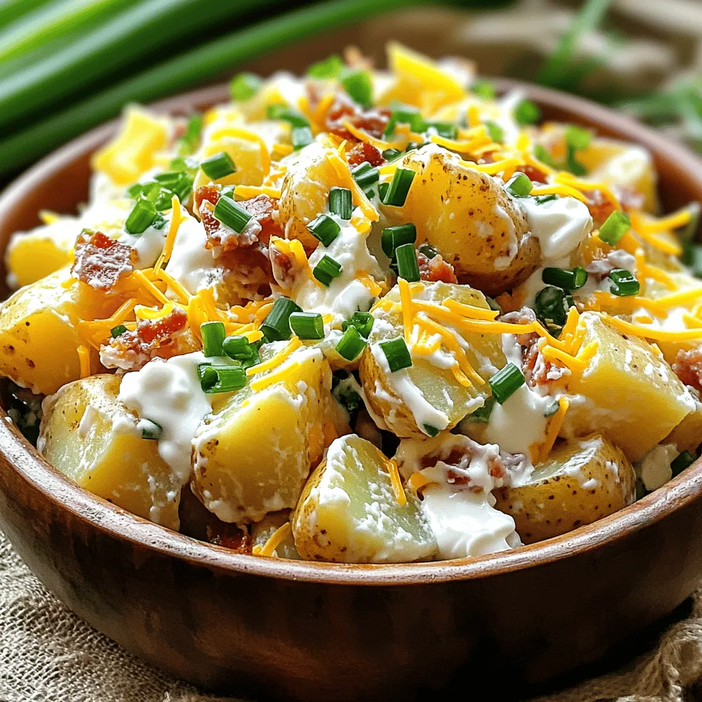 Loaded Baked Potato Salad Tasty and Easy Recipe