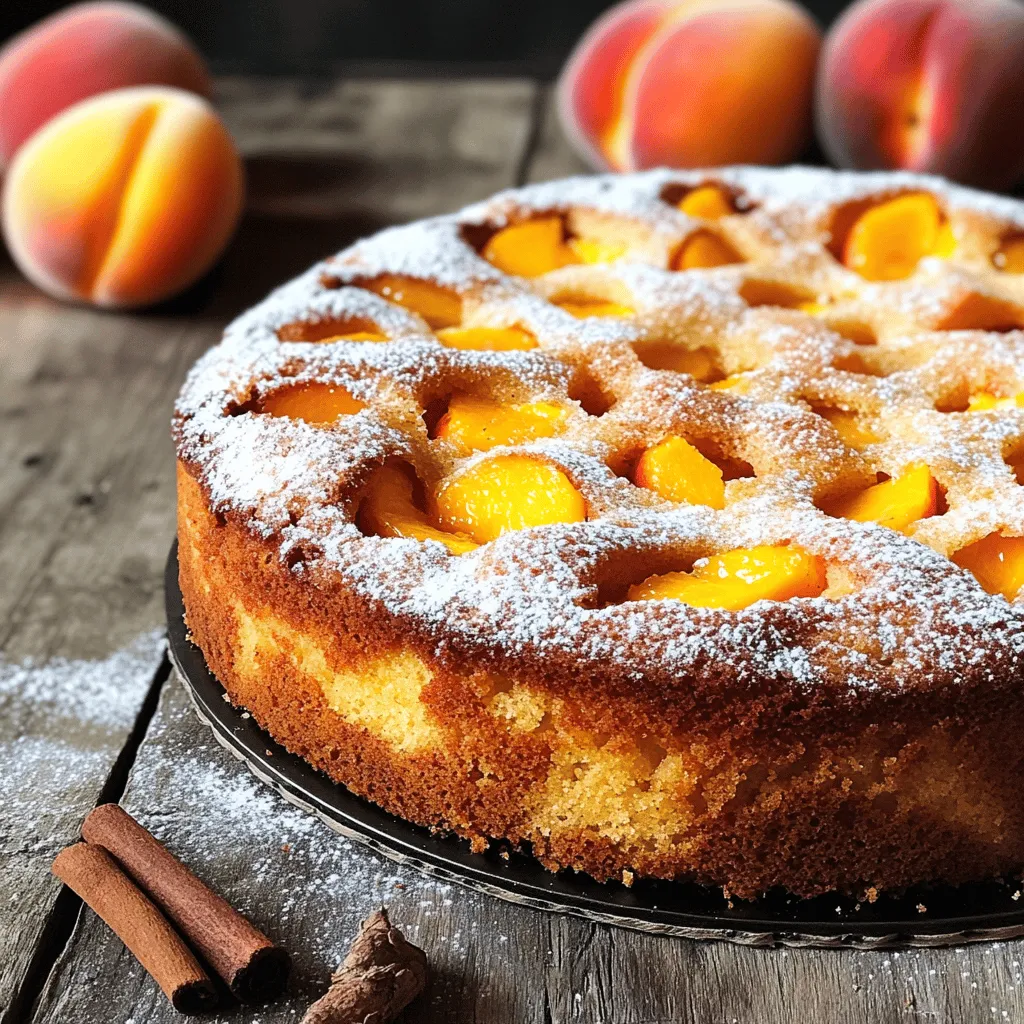 Fresh Peach Cake Delightful and Easy Recipe