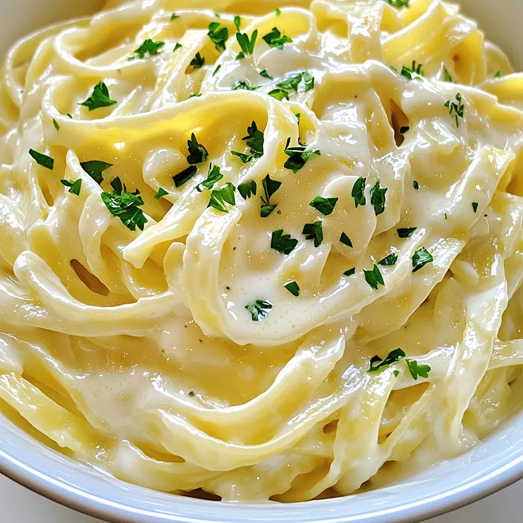 Creamy Fettuccine Alfredo Simple and Tasty Recipe