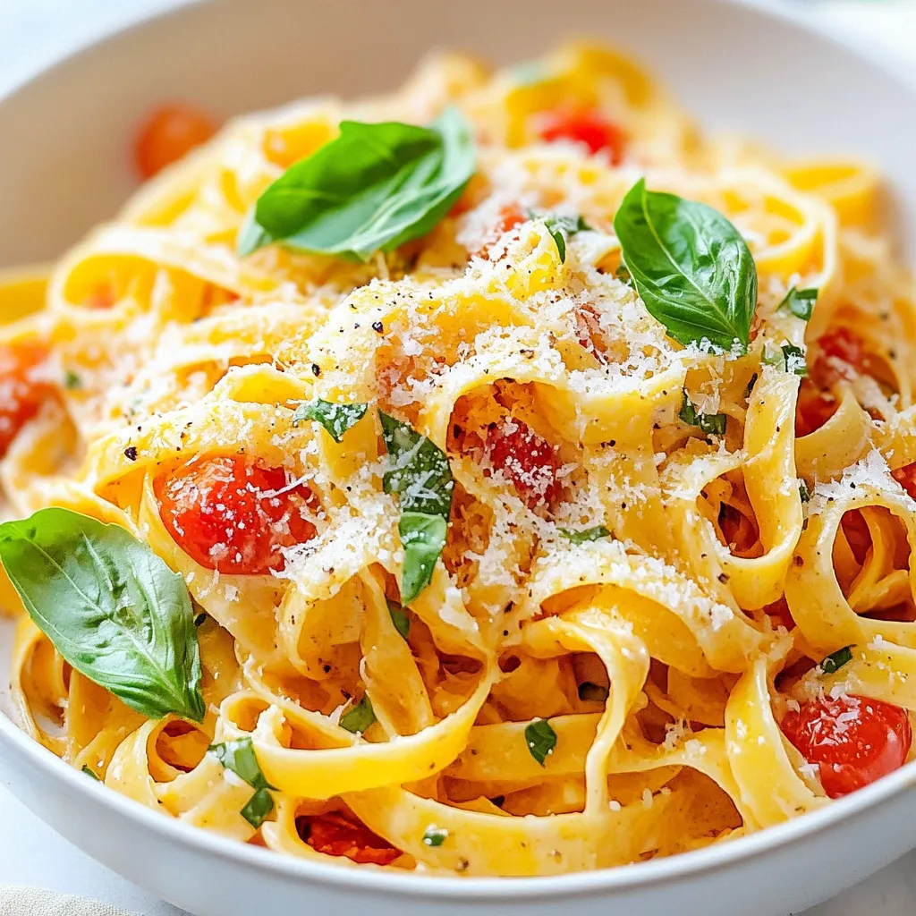 Creamy 20-Minute Tomato Pasta Quick and Easy Recipe