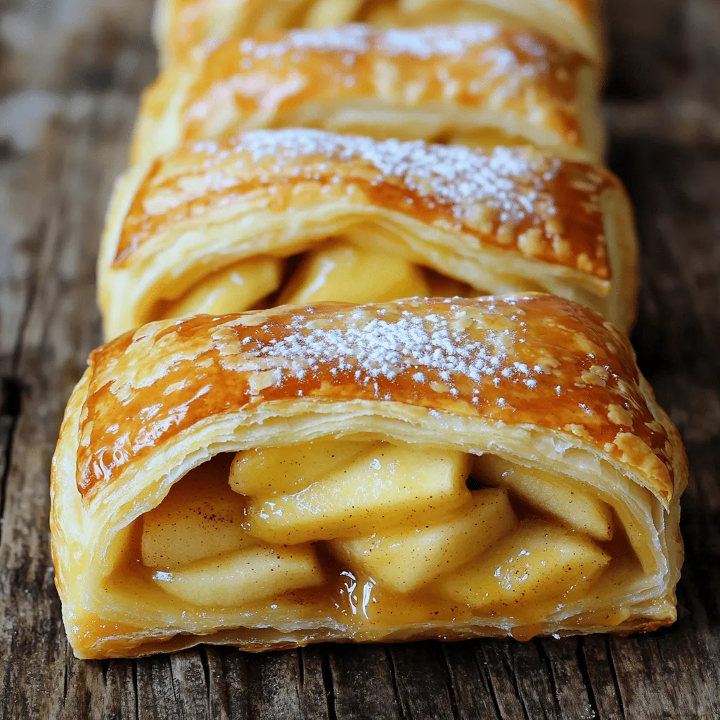 Apple Puff Pastry Rolls Tasty and Simple Treat
